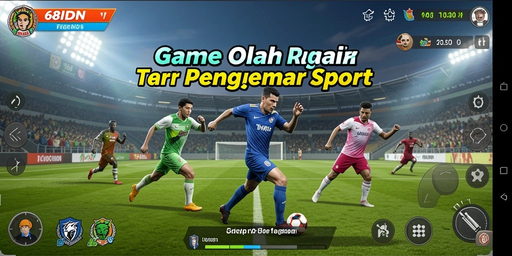 Screenshot gameplay <strong>68IDN</strong> yang menunjukkan intensitas permainan olahraga.