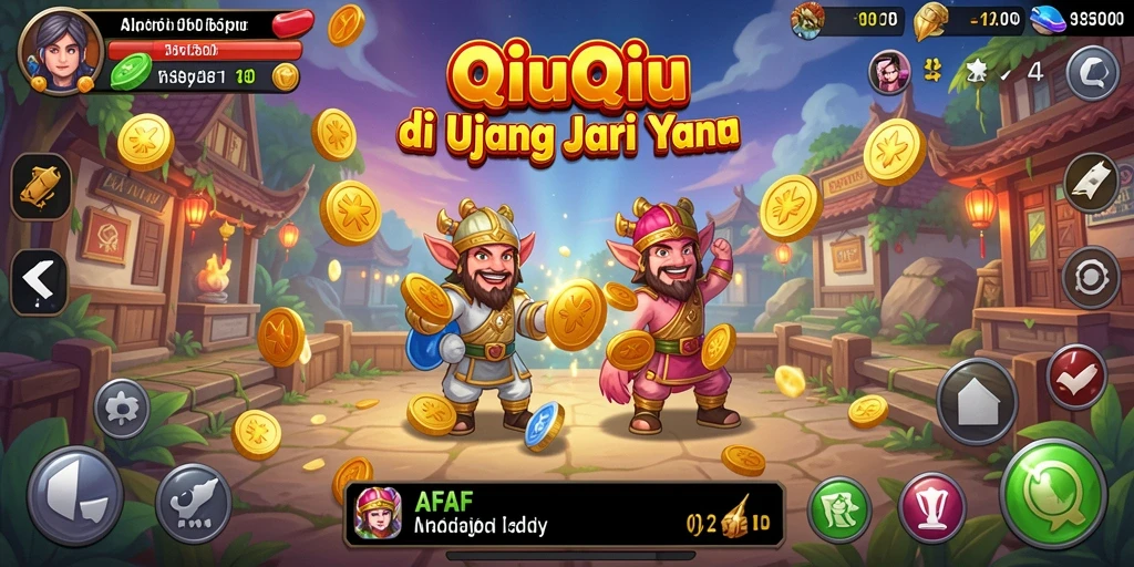 Tampilan gameplay menarik dari AFAF yang penuh warna.