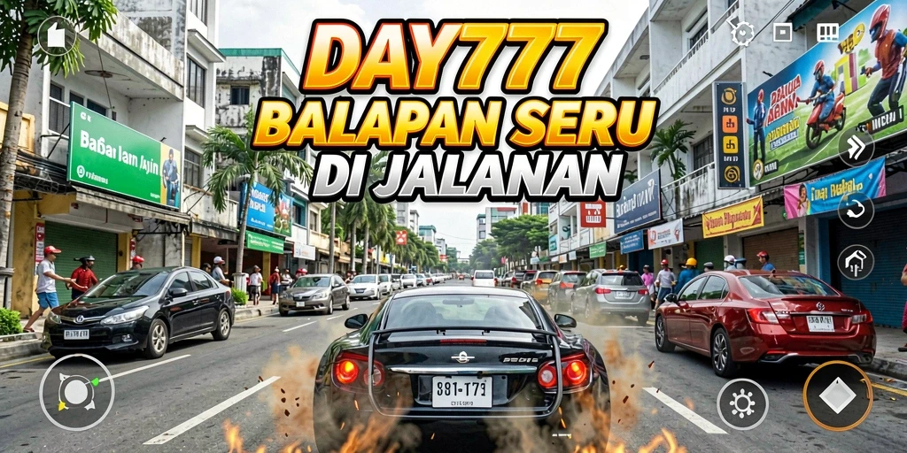 Gameplay Racing seru dengan grafis menakjubkan di DAY777.