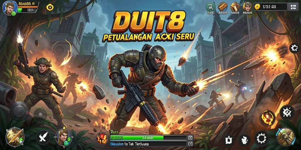 Gameplay DUIT8 yang menegangkan dan seru.