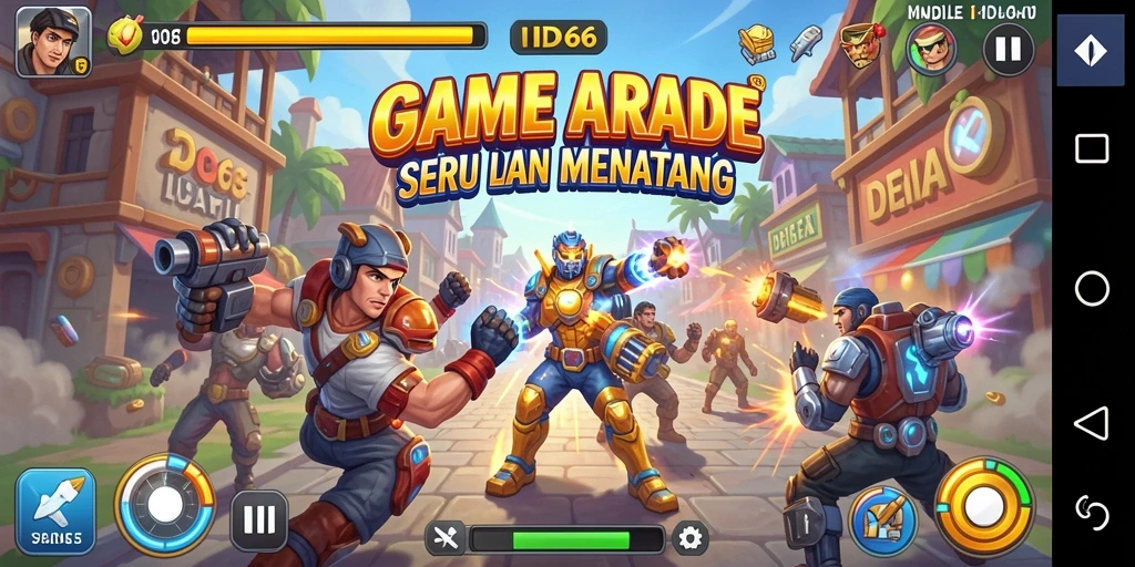 Gameplay menantang dari ID66 yang menarik dan penuh warna.