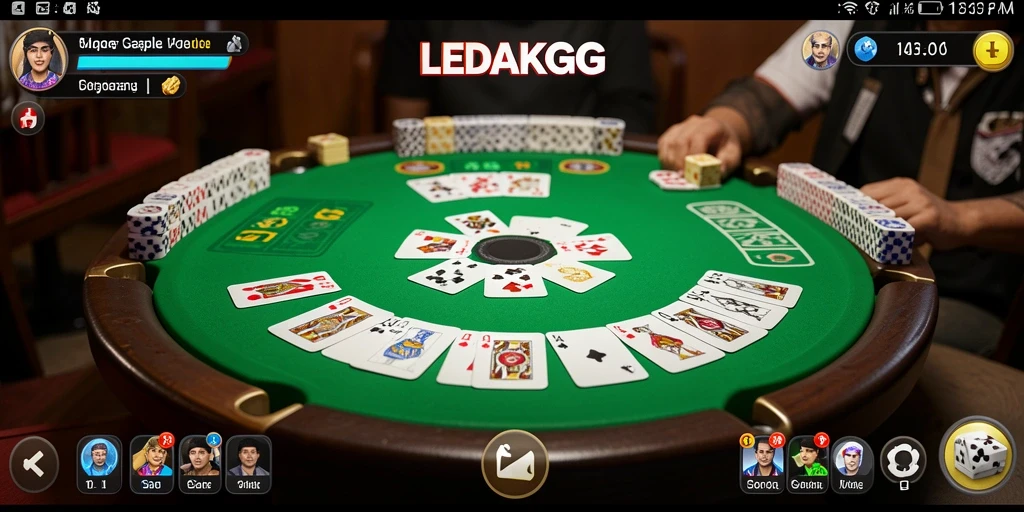 Tampilan gameplay seru LEDAKGG yang penuh tantangan.