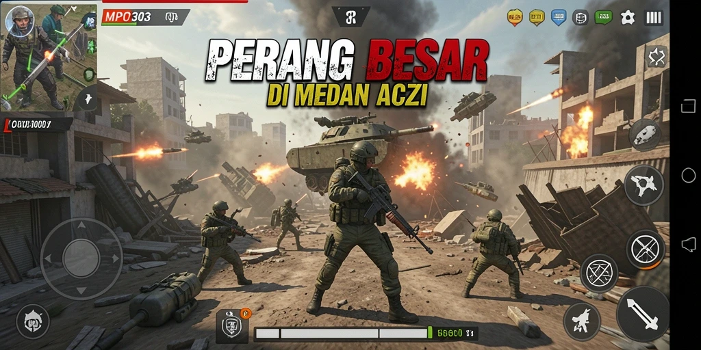 Tampilan menarik dari gameplay intens MPO303 yang mengasyikkan.
