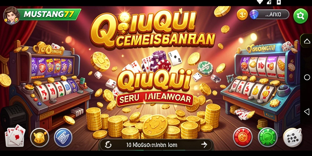 Gameplay QiuQiu yang seru dan mendebarkan di MUSTANG77.