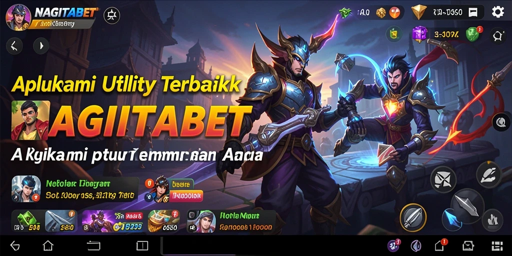 Tampilan antarmuka NAGITABET yang modern dan mudah digunakan.