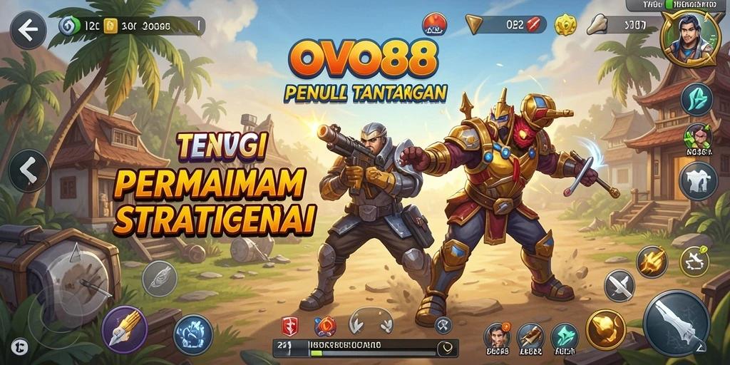 Tampilan gameplay strategis OVO88 yang seru dan menantang.