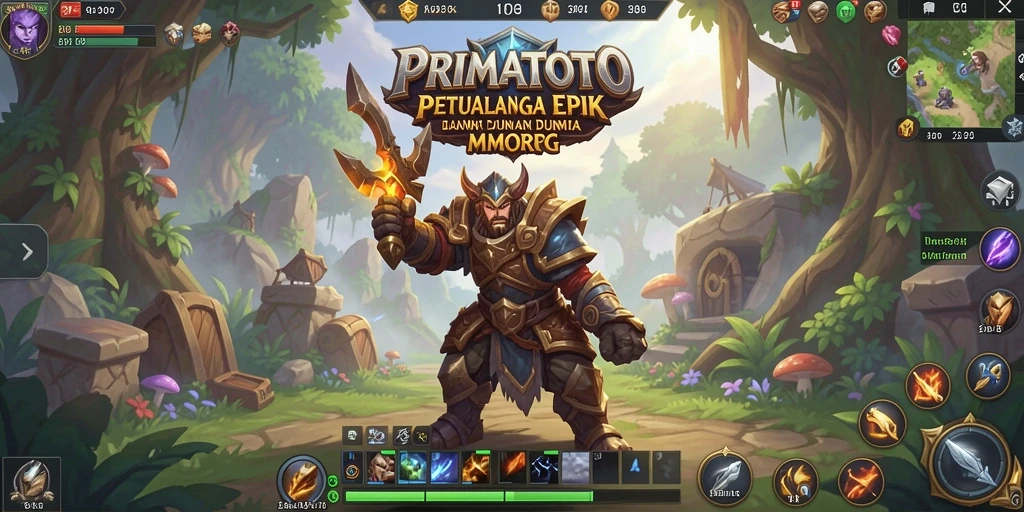 Menampilkan gameplay seru dalam dunia MMORPG PRIMATOTO.