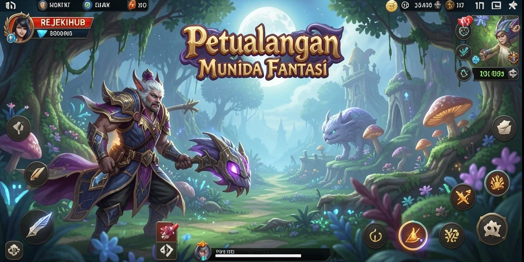 Tampilan gameplay seru dan penuh tantangan di REJEKIHUB.