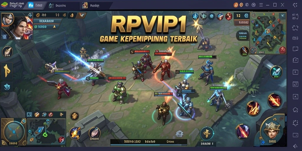 Tampilan gameplay RPVIP1 yang menarik dan strategis.