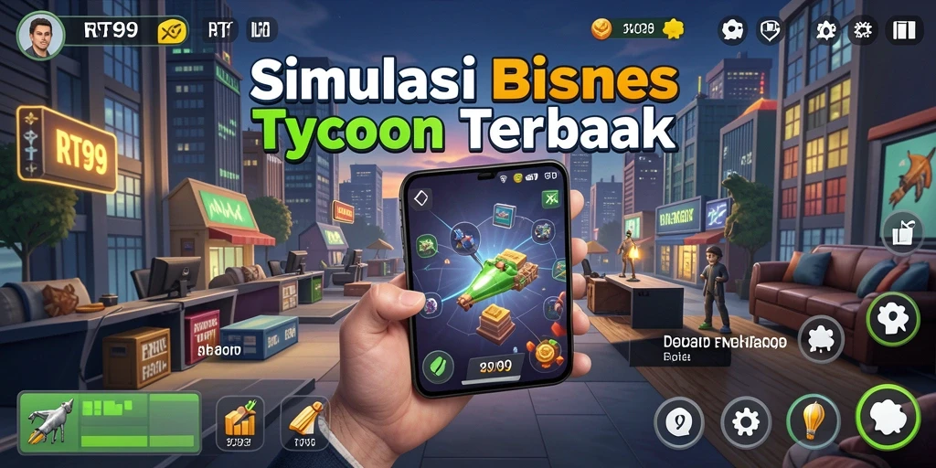 Tampilan menarik dari gameplay Tycoon di RT99.
